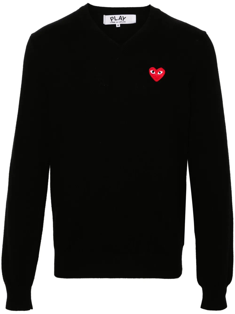 Heart-Patch Wool Jumper