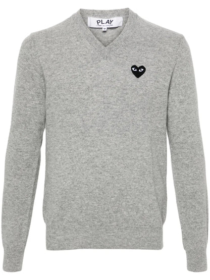 Mélange-Effect Wool Jumper