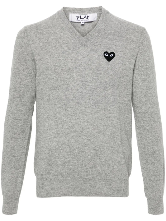 Mélange-Effect Wool Jumper