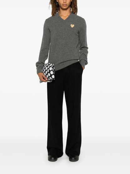 Heart-Patch Sweater