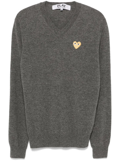 Heart-Patch Sweater