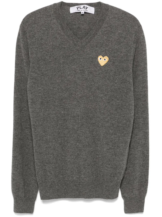 Heart-Patch Sweater