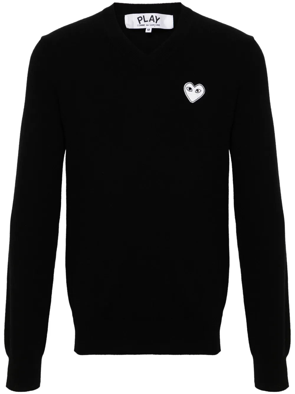 Heart-Patch Wool Jumper