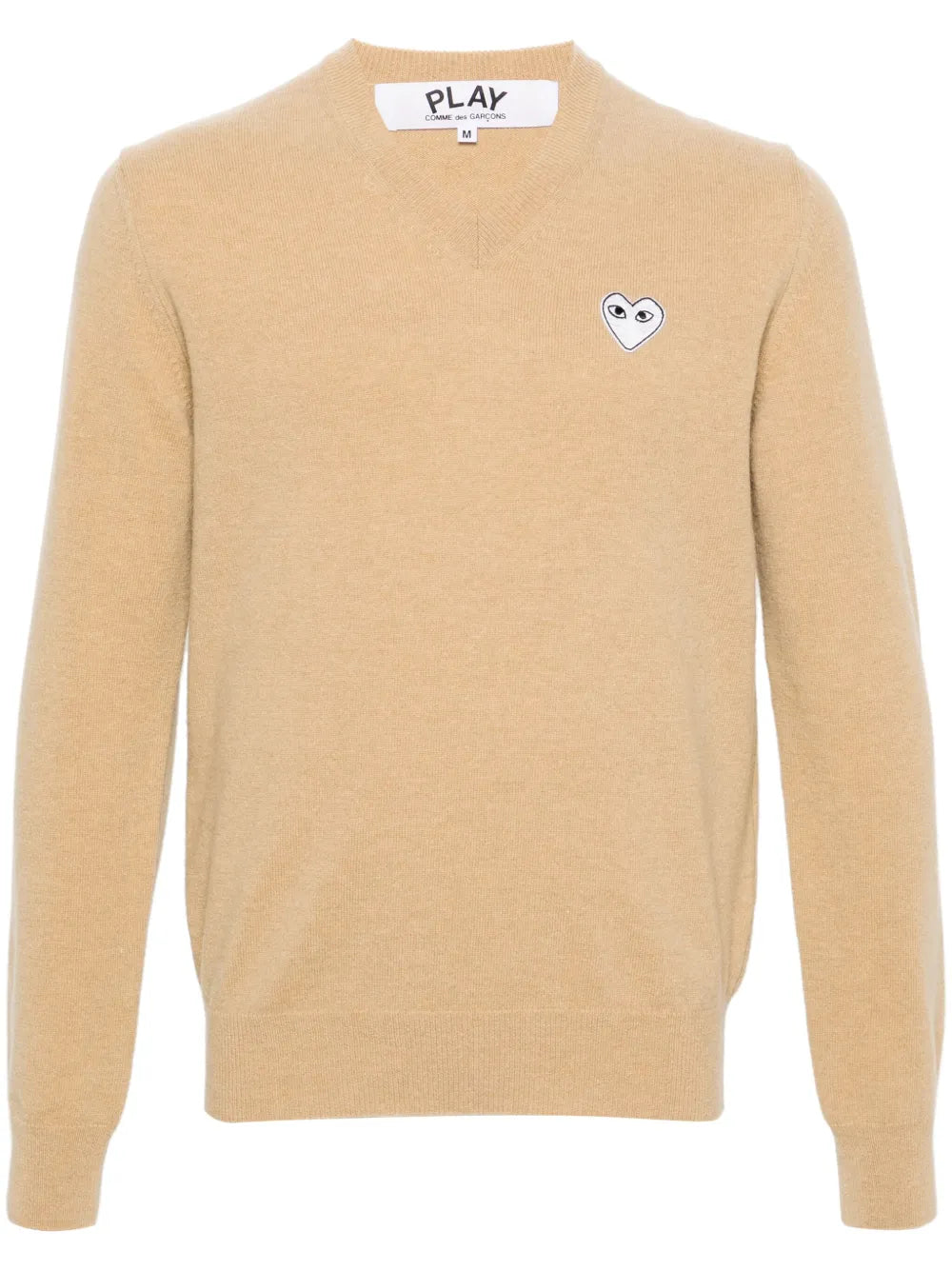 Heart-Patch Wool Jumper
