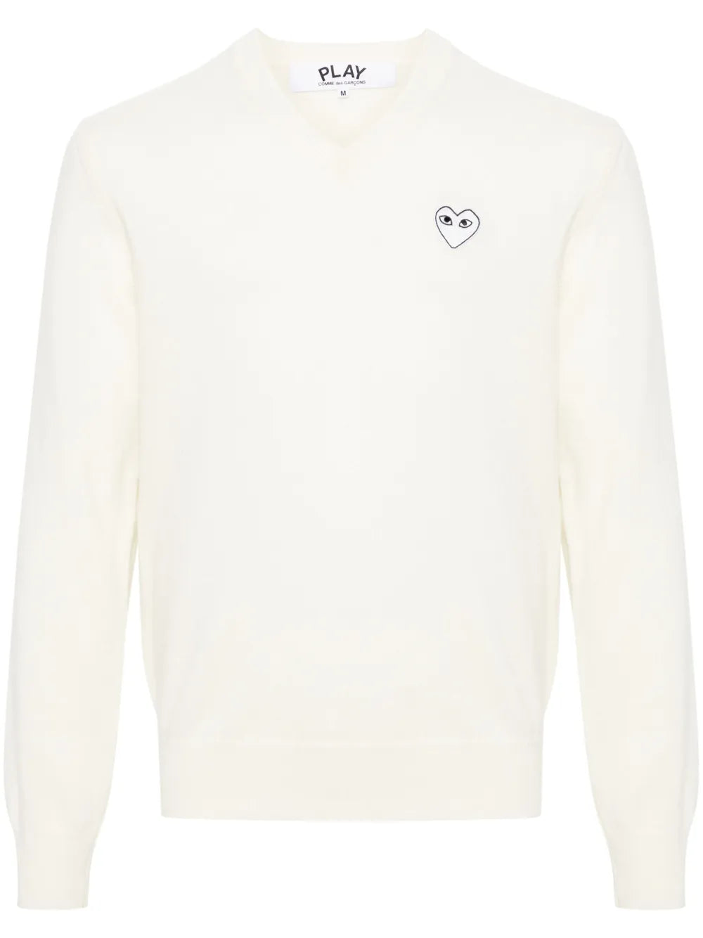 Heart-Patch Wool Jumper