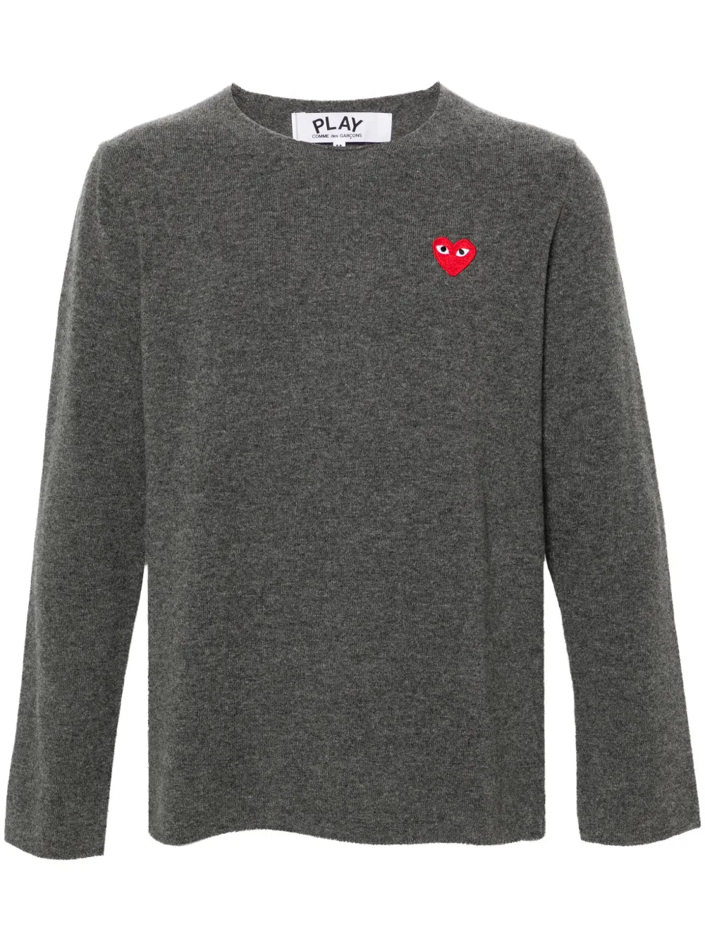 Heart-Patch Wool Jumper