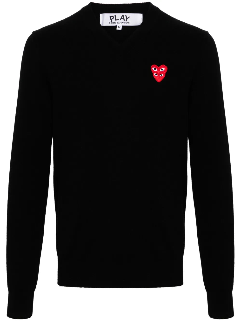 Heart-Patch Wool Jumper