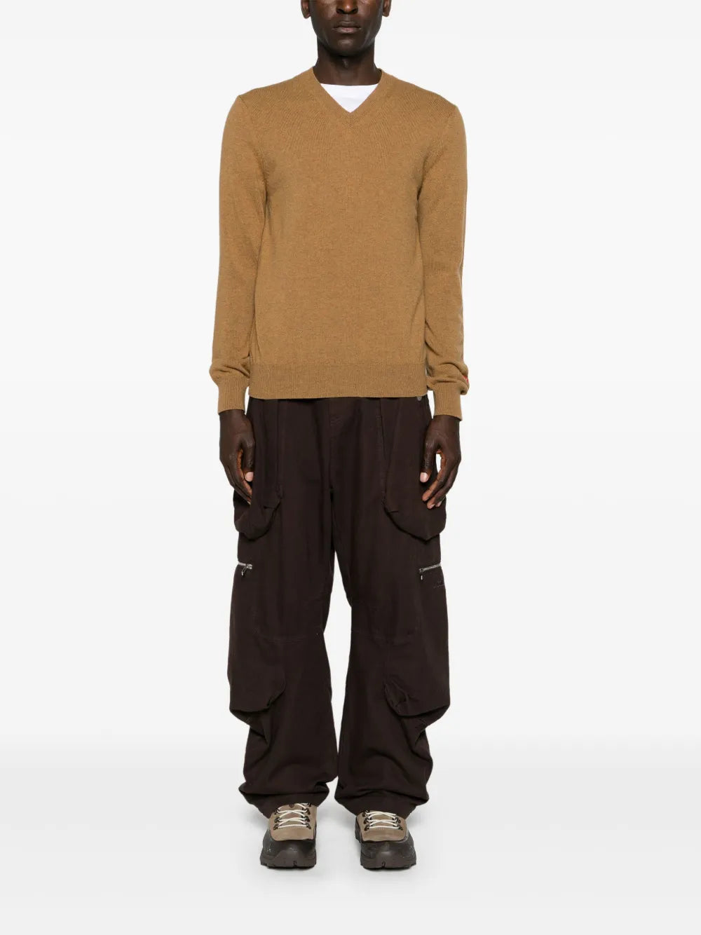 Heart-Patch Wool Jumper