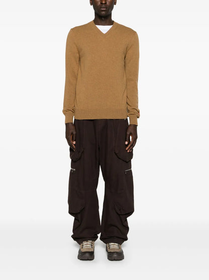 Heart-Patch Wool Jumper