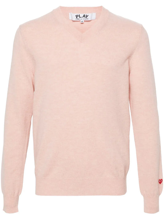 V-Neck Wool Jumper