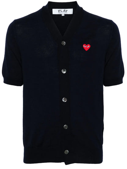 V-Neck Wool Cardigan