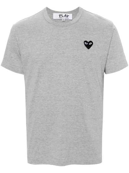 Heart-Patch Cotton T-Shirt