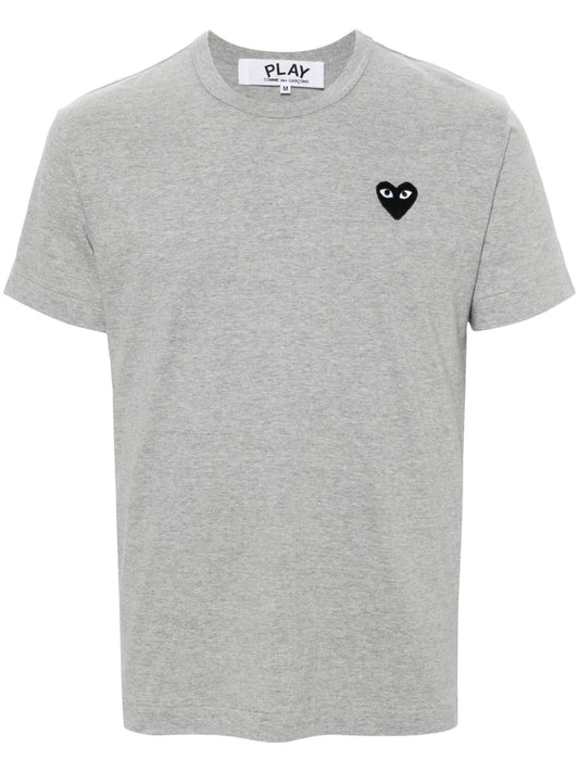 Heart-Patch Cotton T-Shirt