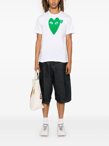 Heart-Print T-Shirt