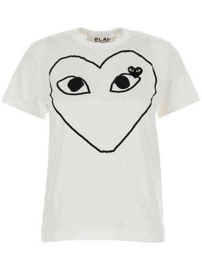Signature Heart Print Cotton T-Shirt