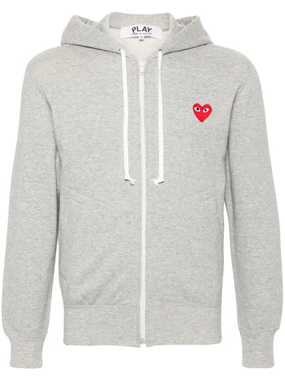 Mélange-Effect Cotton Hoodie