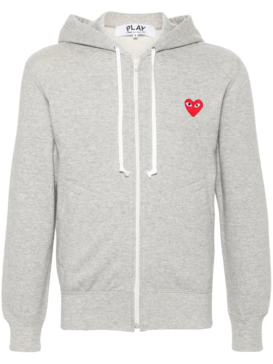 Mélange-Effect Cotton Hoodie