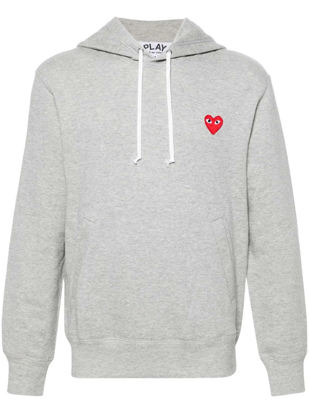Heart-Motif Cotton Hoodie