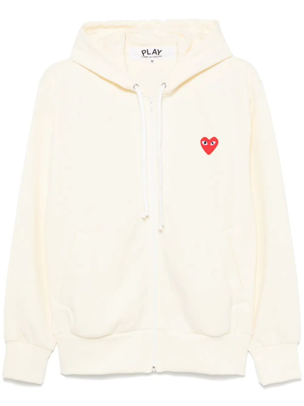Heart-Appliqué Hoodie