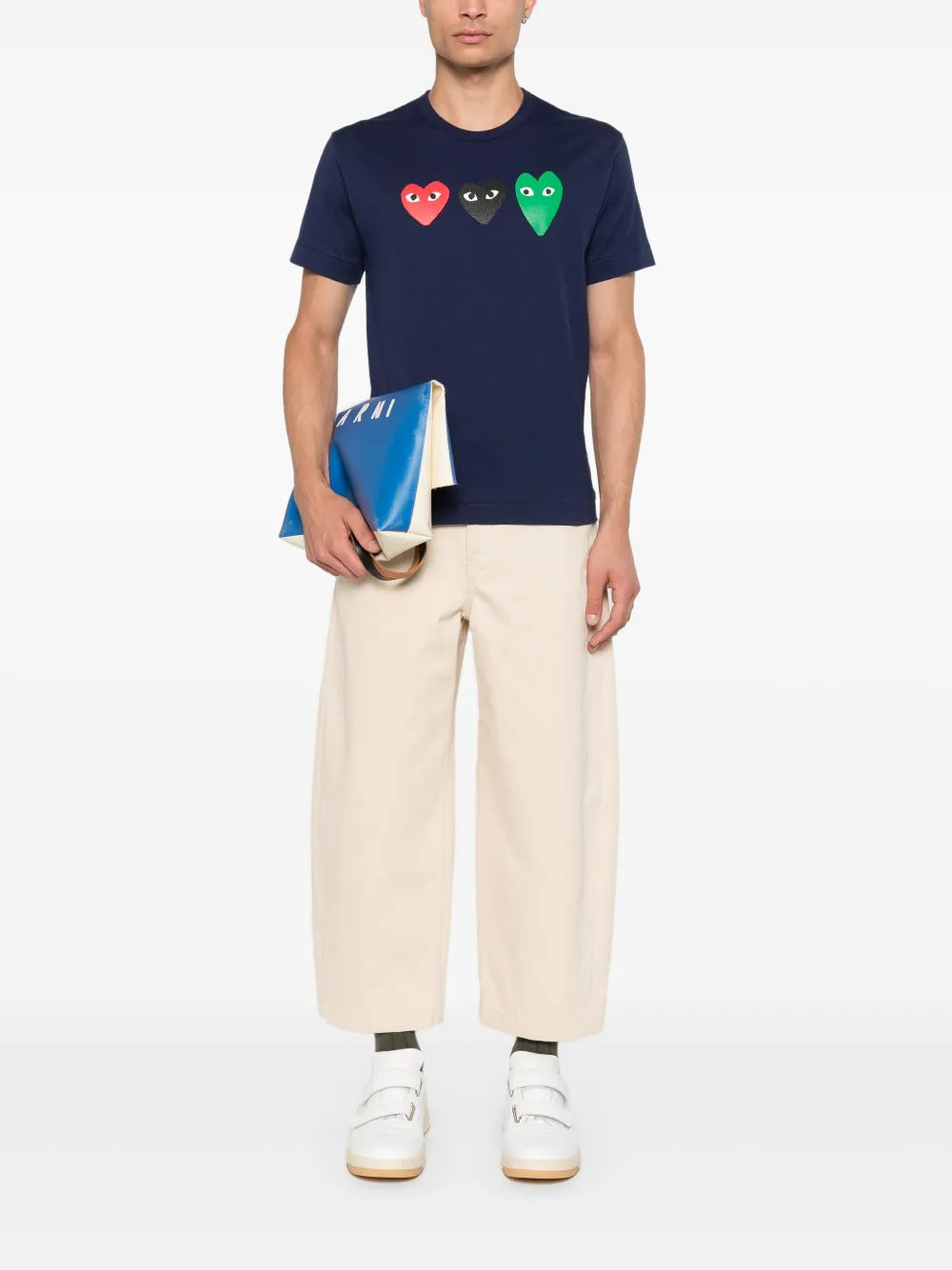 Heart-Print T-Shirt