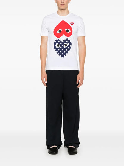 Heart-Print T-Shirt