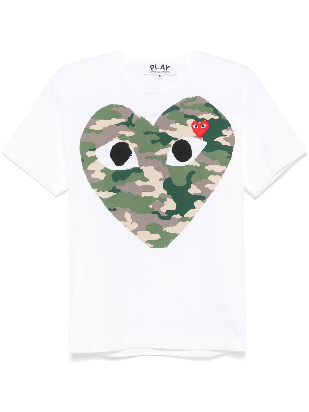 Camouflage Heart-Print T-Shirt
