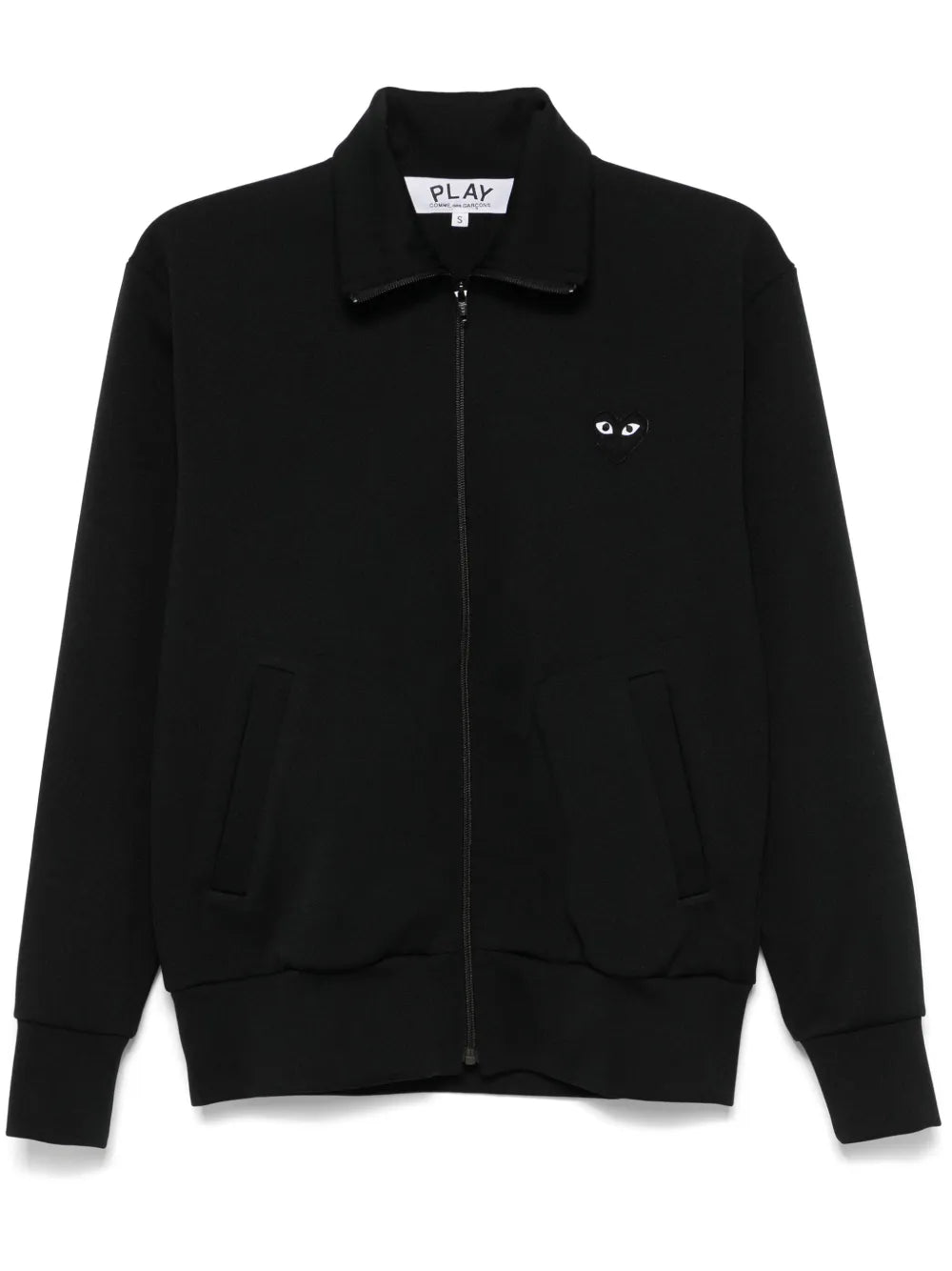 Heart-Print Jersey Track Jacket