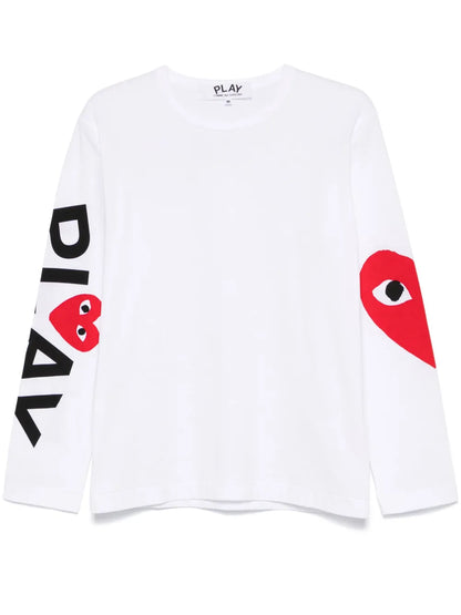 Heart-Print T-Shirt