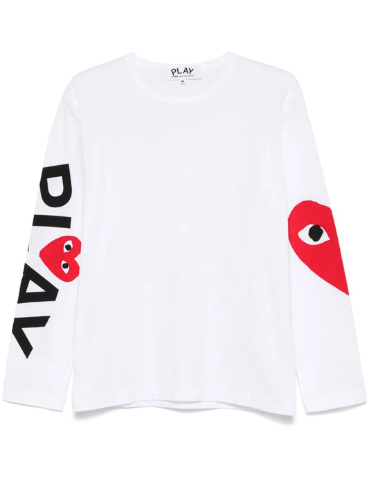 Heart-Print T-Shirt