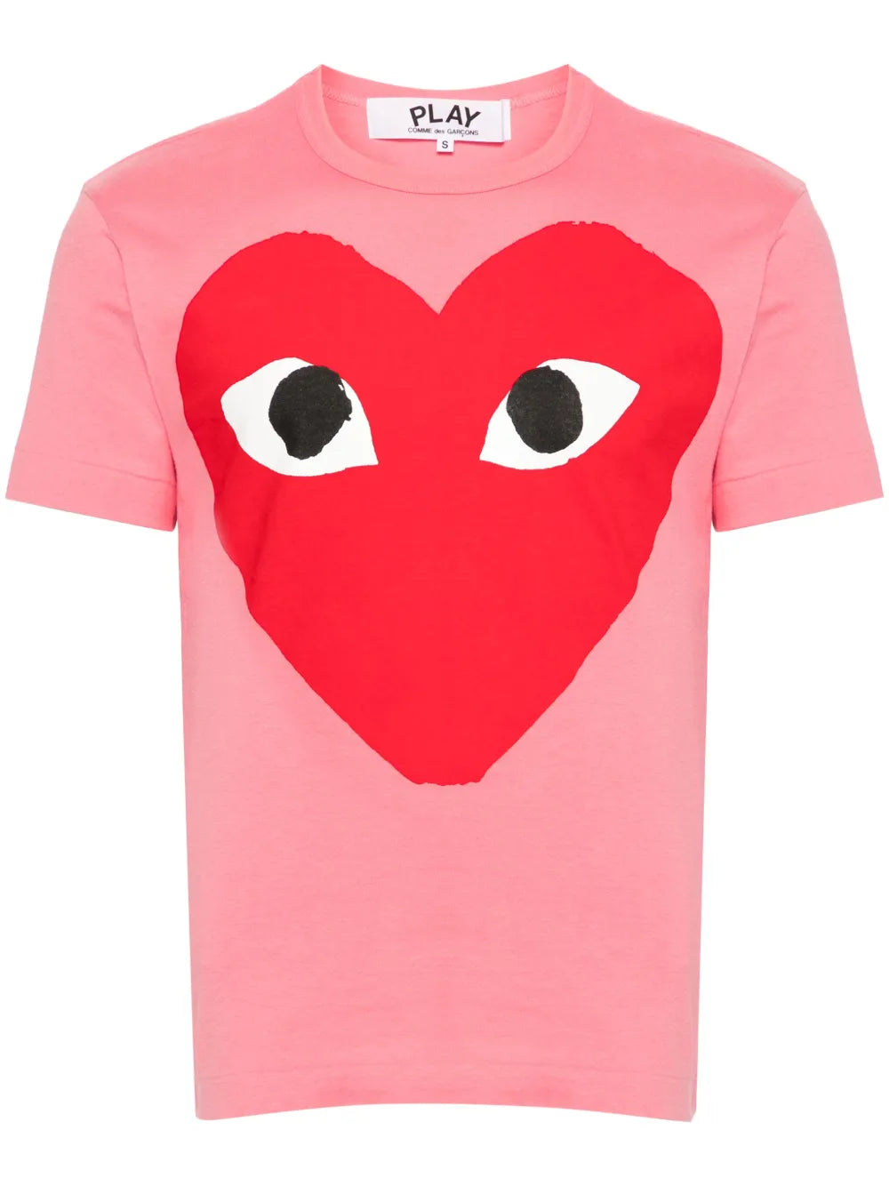 Heart-Print Cotton T-Shirt