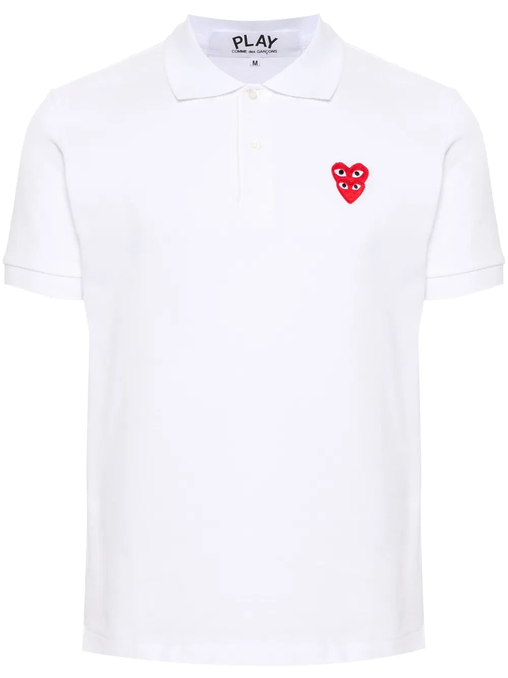 Heart-Patch Cotton Polo Shirt