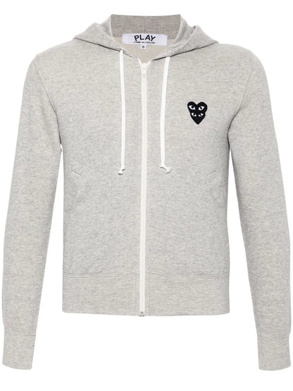 Mélange-Effect Cotton Hoodie