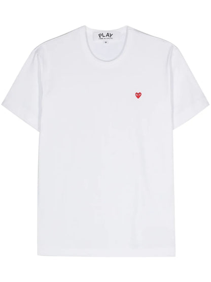 Heart-Patch Cotton T-Shirt