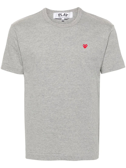 Heart-Patch Cotton T-Shirt