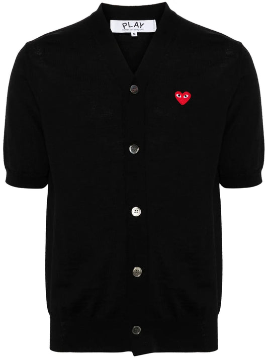 V-Neck Wool Cardigan