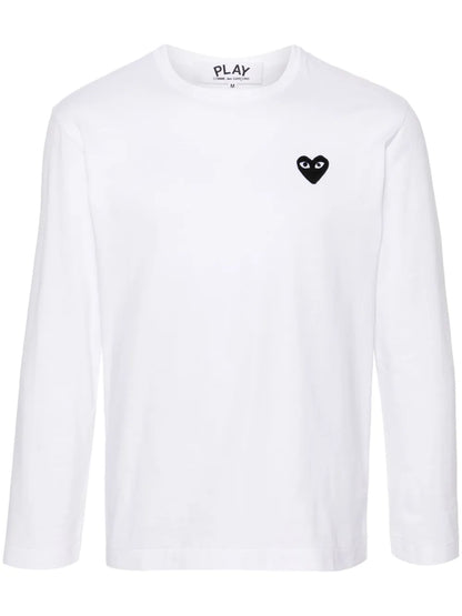Heart-Patch Cotton T-Shirt