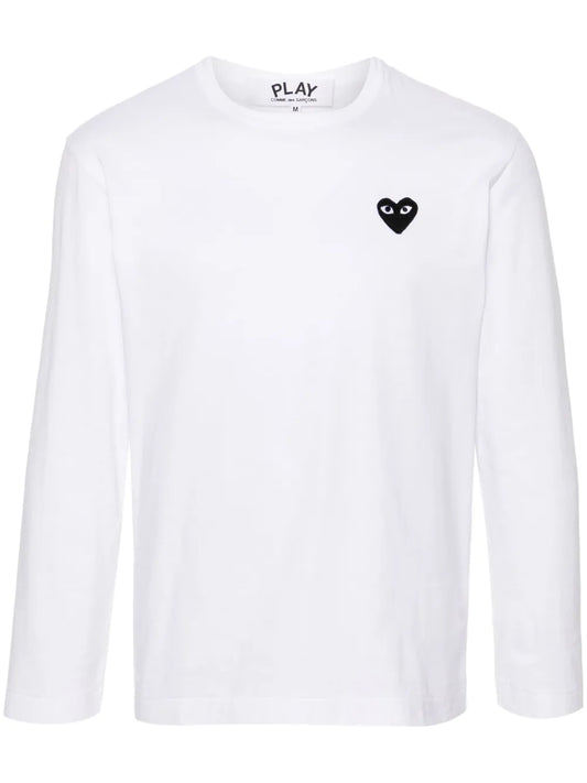Heart-Patch Cotton T-Shirt