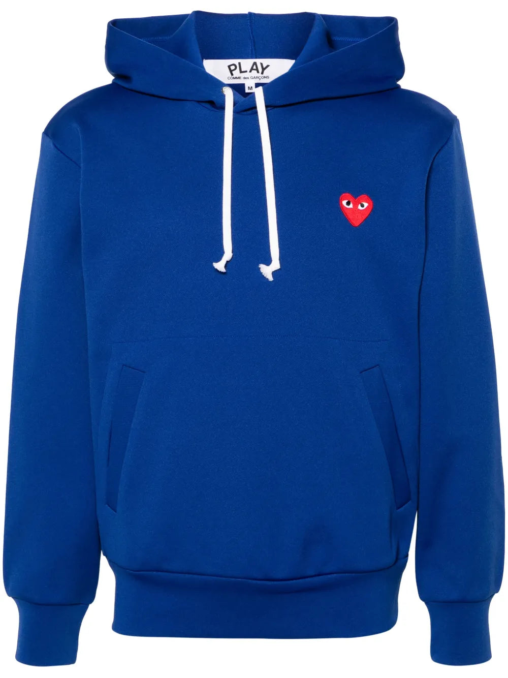 Heart-Motif Drawstring Hoodie