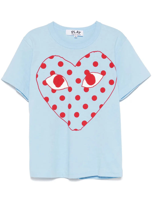 Heart-Print T-Shirt