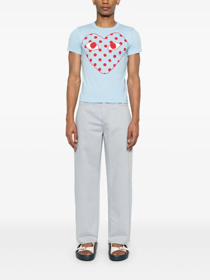 Heart-Print T-Shirt