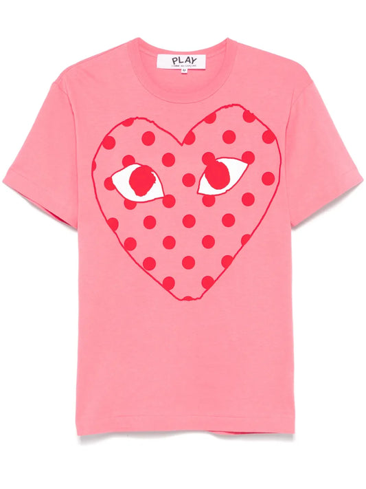 Heart-Print T-Shirt