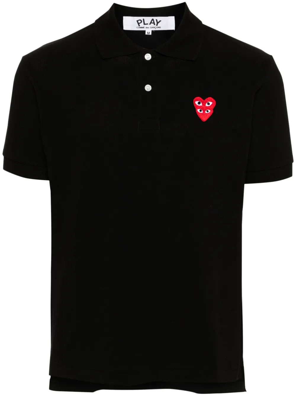 Heart-Patch Cotton Polo Shirt