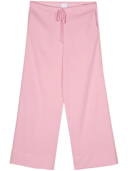 Drawstring-Waist Palazzo Pants