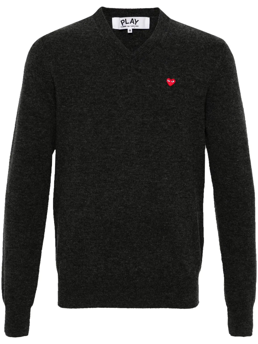 Heart-Patch Wool Jumper