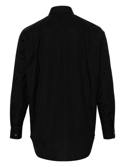Heart-Patch Poplin Shirt