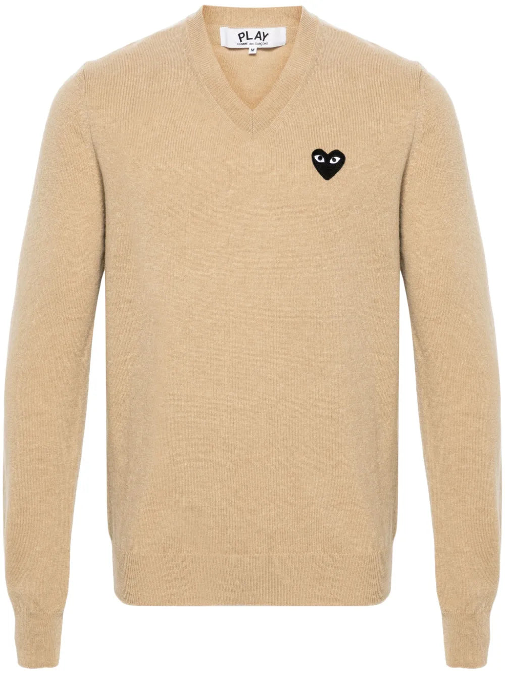 Heart-Patch Wool Jumper