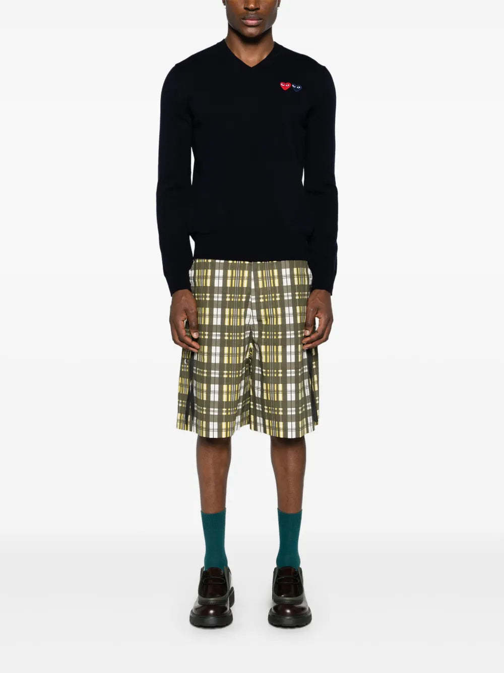 Heart-Patch Wool Jumper