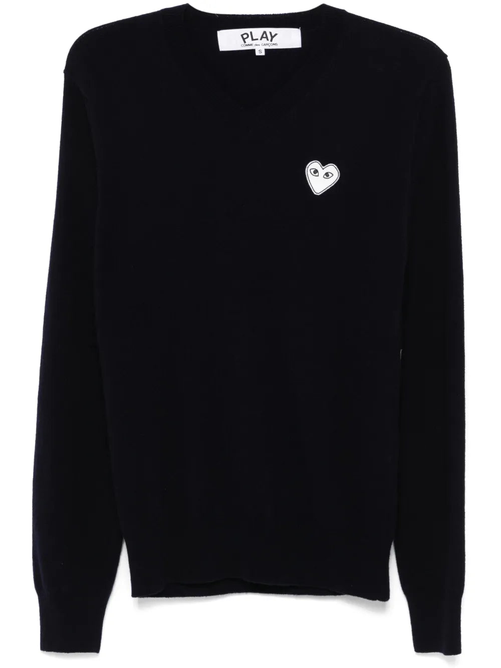 Heart-Embroidered Sweater