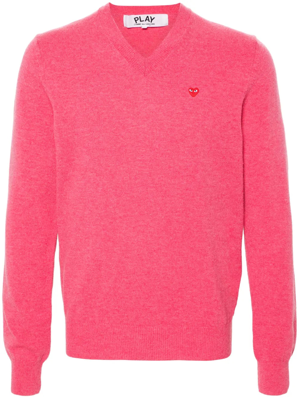 Heart-Patch Wool Jumper