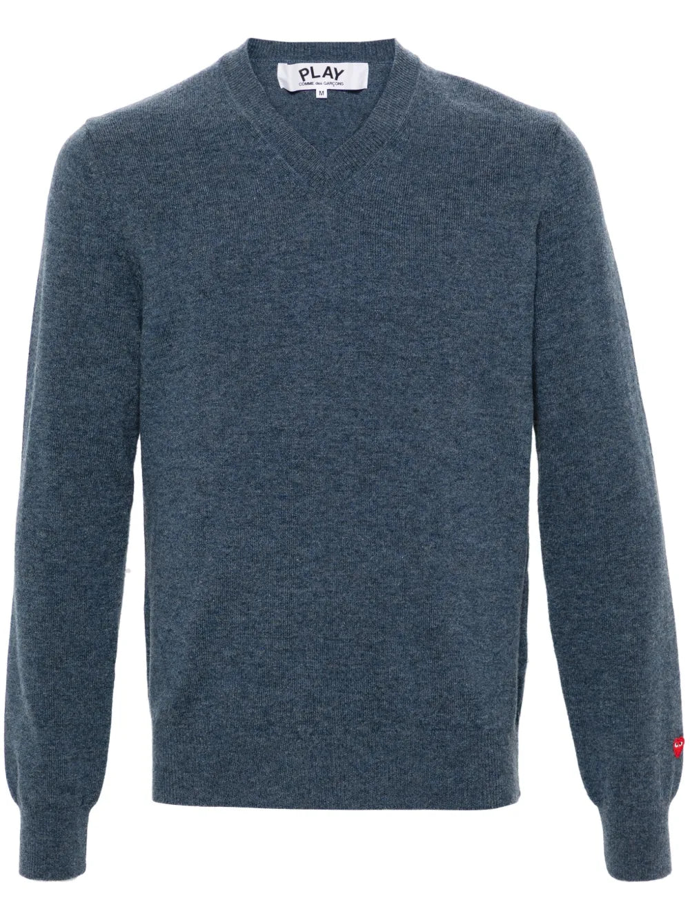 Heart-Patch Wool Jumper